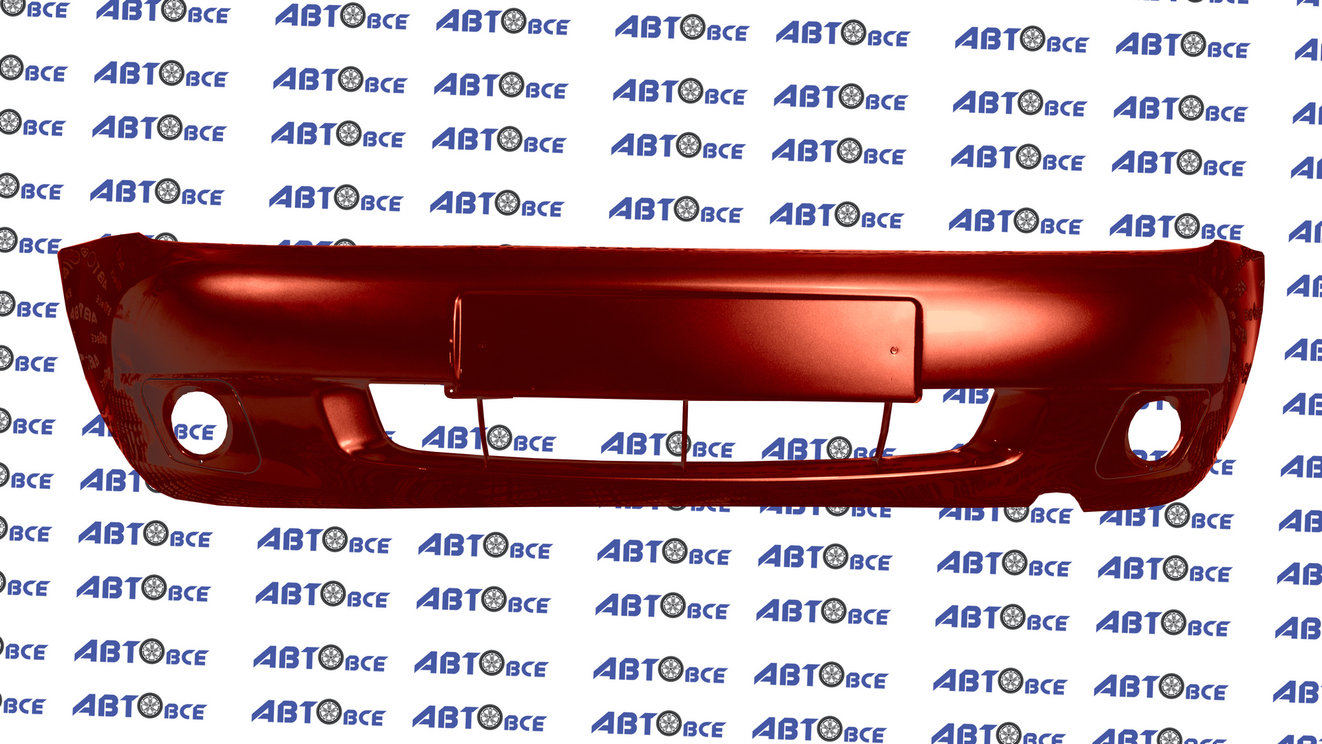 Бампер передний ВАЗ-1117-1118-1119 в цвет Калина (104) с ПТФ Кампласт
